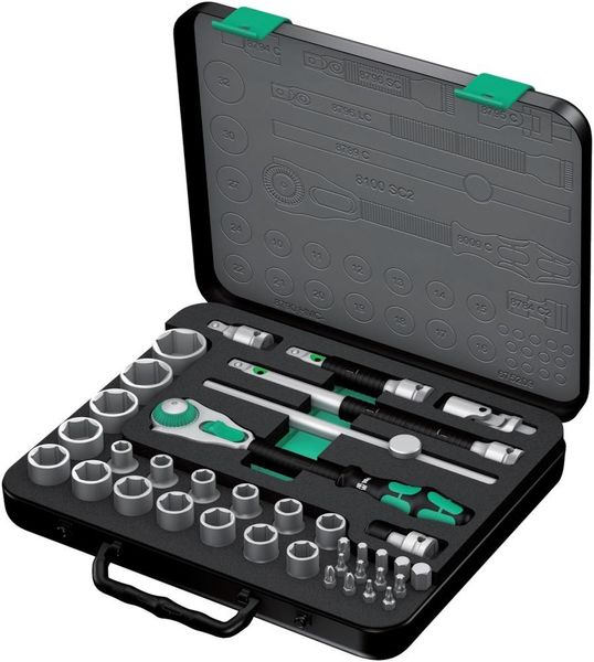 Steckschlüssel-Satz 1/2" ZYKLOP speed 37-teilig Wera