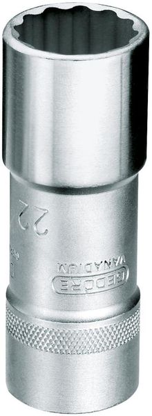 Steckschlüsseleinsatz 12-kant 1/2" 10mm lang Gedore
