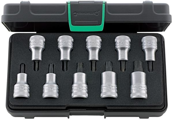 Schraubendr.Eins.Grt.1/2"10tlg. Torx Stahlwille