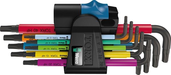 Winkelschraubendr.-Satz 9tlg. Multicolor HF Wera