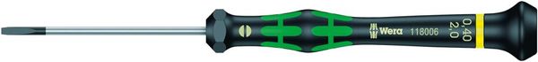 Elektronik- Schraubendreher Schlitz 2x0,4x60mm Wera