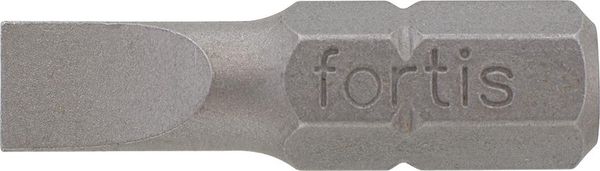 Bit zähhart 1/4" DIN3126 C6,3 Schlitz 4,5x0,6x25mm 10er Pack FORTIS