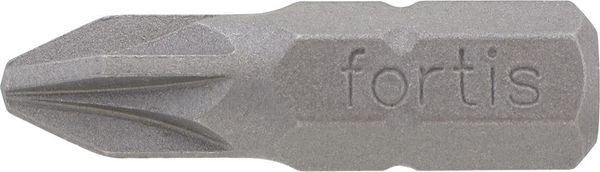 Bit zähhart 1/4" DIN3126 C6,3 PZ2x25mm 10er Pack FORTIS