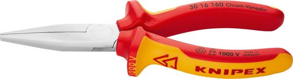 Langbeckzange Form1 flachVDE 160mm KNIPEX