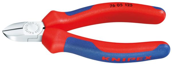 Seitenschneider Elektromechanik verchromtisoliert 125mm KNIPEX