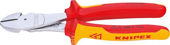 Kraft-Seitenschneider VDEmit Mehrkomponenten-Griffen 200mm KNIPEX