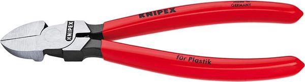 Seitenschneider für Kunststoff ohne Fase 160mm KNIPEX