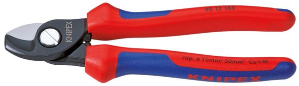 Kabelschere mit Mehrkomponenten-Griffen 165mm KNIPEX