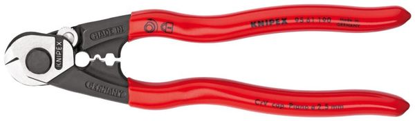 Drahtseilschere mit Kunststoff-Griffen 190mm KNIPEX