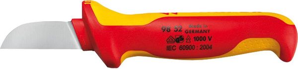 Kabelmesser mit Mehrkomponenten-Griff 180qmm KNIPEX