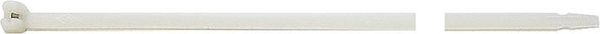 Kabelbinder Nylon natur 100x2,5mm a100Stück mit Stahlnase SapiSelco SapiSelco