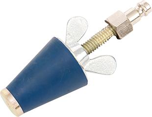 Prüfanschluss konisch Gas35-65mm m.Schnellkupplung