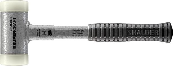 Schonhammer mit Stahlrohrstiel rückschlagfrei 35mm HALDER