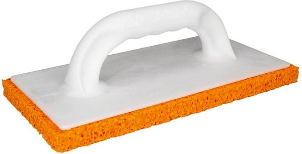 Reibebrett Schwammgummi 12x24x2cm rot mitt.Kronen