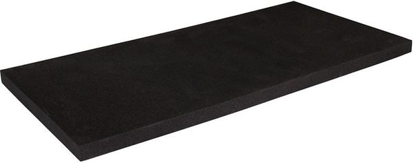 Reibebrettbelag 120x240mm10mm Zellg.schwarz Kronen