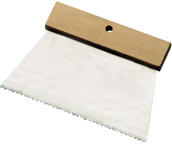 Kleberspachtel gezahnt 180mm fein A2 Pariere