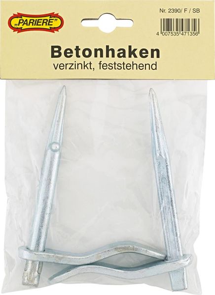Betonhaken verz. fest 150mm 2Stück/Btl. Pariere