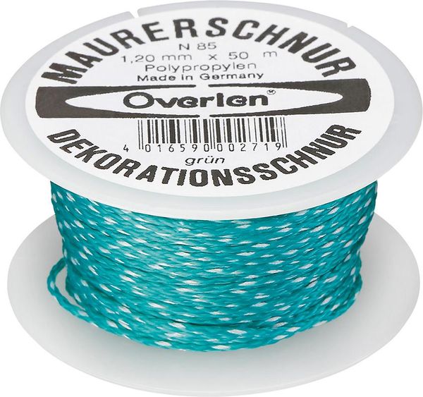 Maurerschnur PP 1,2mm 50m grün Overmann