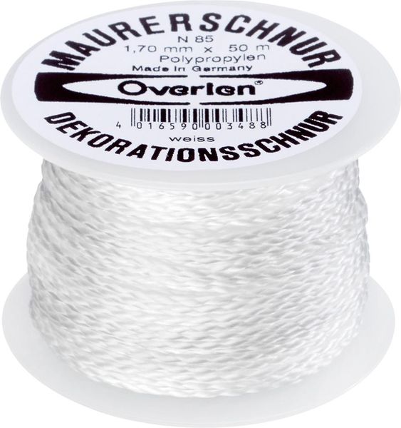 Maurerschnur PP 1,7mm 50m weiß Overmann