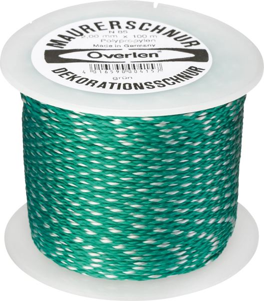 Maurerschnur PP 2,0mm 100m grün Overmann