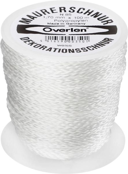 Maurerschnur PP 1,7mm 100m weiß Overmann
