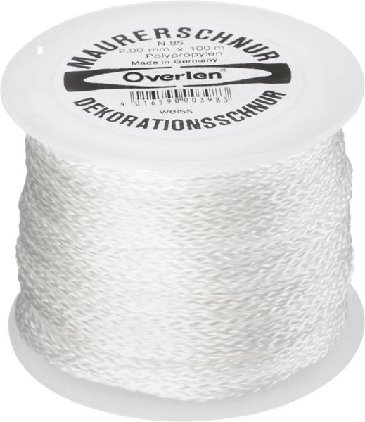 Maurerschnur PP 2,0mm 100m weiß Overmann