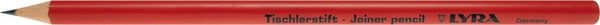 Tischlerbleistift 91T rund rot 17,5cm Lyra