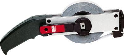 Rahmenbandmaß 50mx13mm Stahl weißlackiert BMI