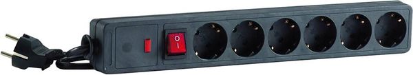 Steckdosenleiste IP20 1,4m 6-fach H05VV-F3G1,0