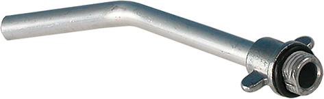 Rohr gebogen 45 Grad, Aluminium für Universalhandpumpe 750UV 250mm reilang