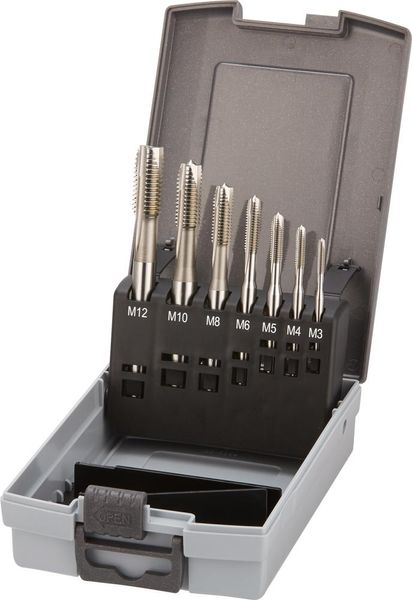 Maschinengewindebohrer- Set HSSE DIN371/376 Form B M3-M12 FORTIS