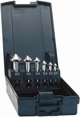 Kegelsenker-Set Advanced DIN335 Form C 90Grad CBN geschliffen 6,3-25,0mm EXACT