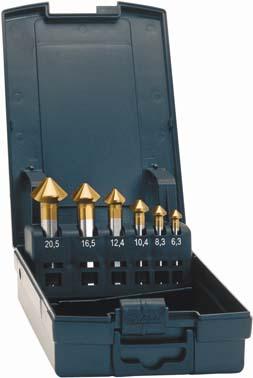 Kegelsenker-Set Advanced TiN Form C 90Grad 6,3-20,5mm EXACT