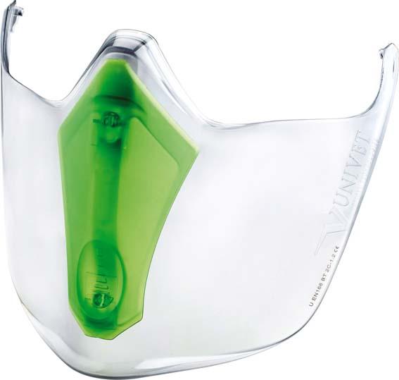 Schutzvisier f.Brille 6x3Belüftung einstellbar