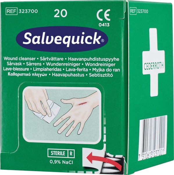 pim148064.jpg Salvequick Wundreiniger 20 Stk./Box