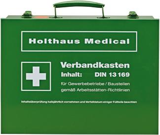 uwh100628.jpg Verbandkasten Nr.63169, DIN 13169-E, grün