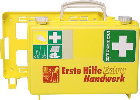 Erste-Hilfe-Koffer Extra Handwerk,DIN 13157,gelb