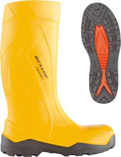 Stiefel Dunlop Purofort+,S5 , Gr.47, gelb