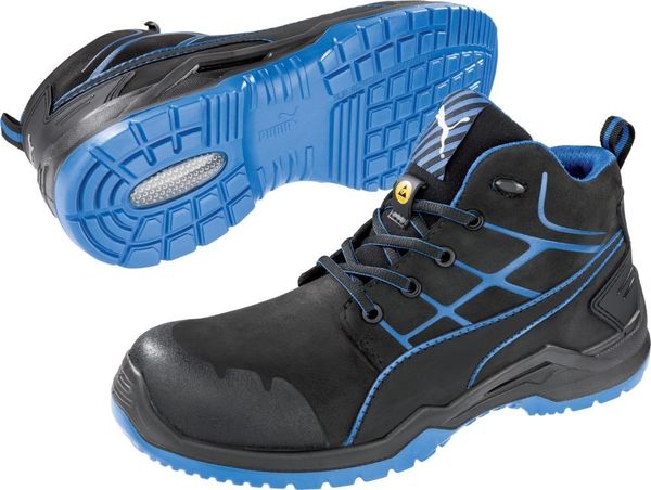 Stiefel 634200, ESD,S3,Gr.41,schwarz/blauPuma
