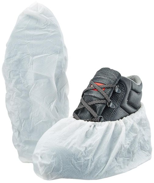 pra102509.jpg Einwegüberschuh, PE, 17 cm hoch, weiß