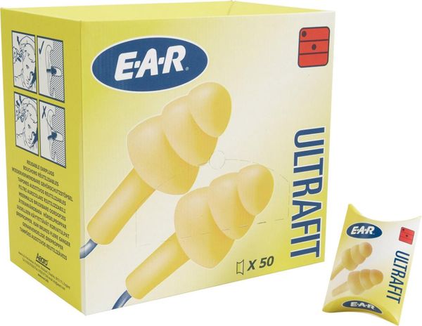 lag128331.jpg Gehörschutzstöpsel Ultra Fit m.Band(Box a 50 Paar)