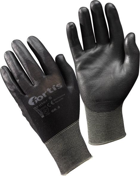 lag133230.jpg Handschuh Fitter S, PU/Polyamid,schwarz, Gr.7 FORTIS