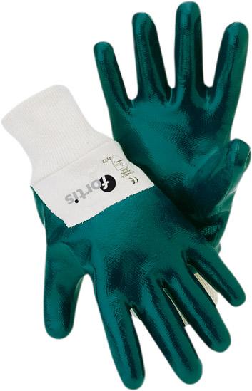 lag133455.jpg Handschuh Mechanicblue,Nitril,Strickb.,Gr10,FORTIS