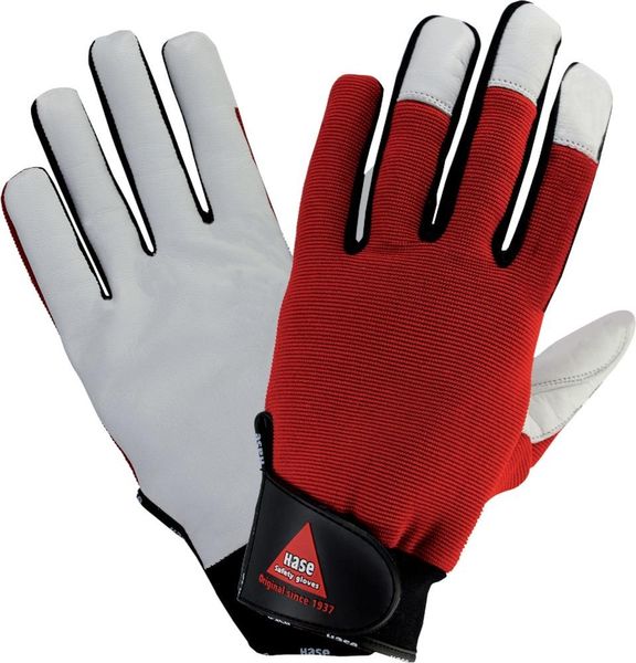 Handschuh PowerGrip3, Nappaleder m. Klett,Gr.10