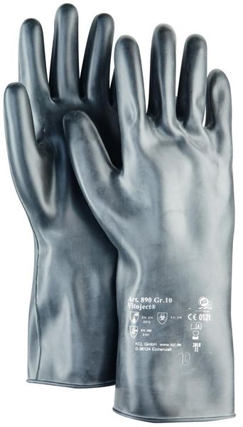Handschuh Vitoject 890, 350 mm, Gr.8,schwarz