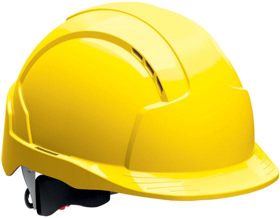 Schutzhelm EVOLite m.Drehverschlusss, gelb