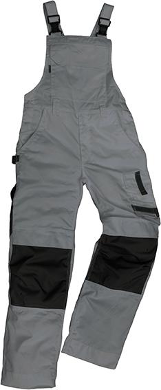 lag145430.jpg Arbeitslatzhose Champ, Gr. 54, grau/schwarz Excess