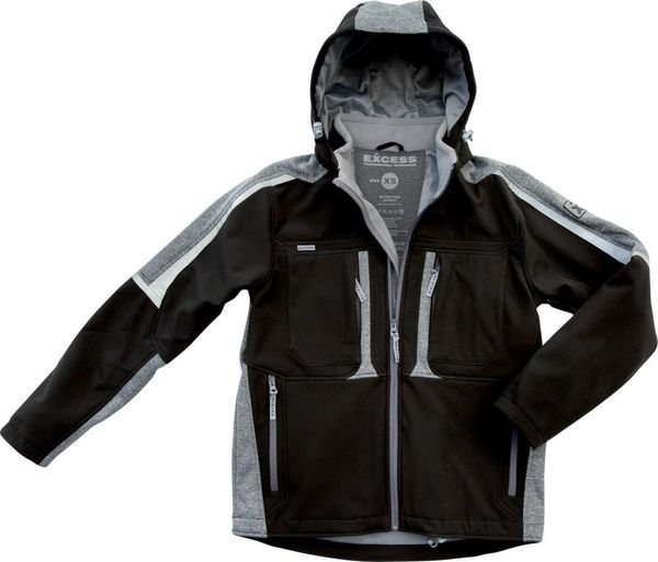 Softshelljacke Proaktiv, Gr.XL, schw./grau Excess