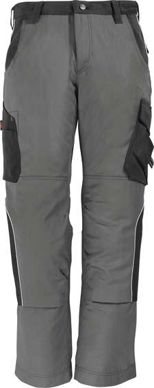 Arbeitshose Bruno, 300 g/qm,Gr. 56, grau/schwarz