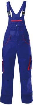 FORTIS H-Latzhose 24, blau/rot,Gr.56